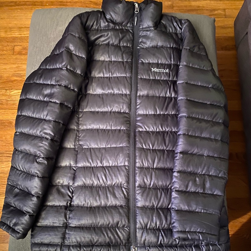 Marmot 800 Fill Down Black Coat